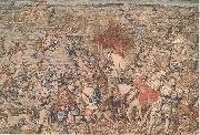 Bernard van orley The Battle of Pavia tapestry, Germany oil painting reproduction